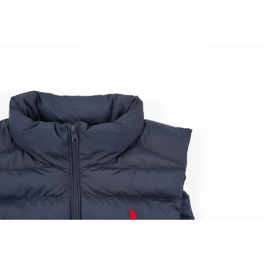 Ralph Lauren Men's Embroidered Pony Padded Vest - Navy