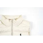 Ralph Lauren Men's Embroidered Pony Padded Vest - Off White
