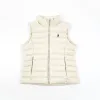 Ralph Lauren Men's Embroidered Pony Padded Vest - Off White