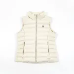 Ralph Lauren Men's Embroidered Pony Padded Vest - Off White
