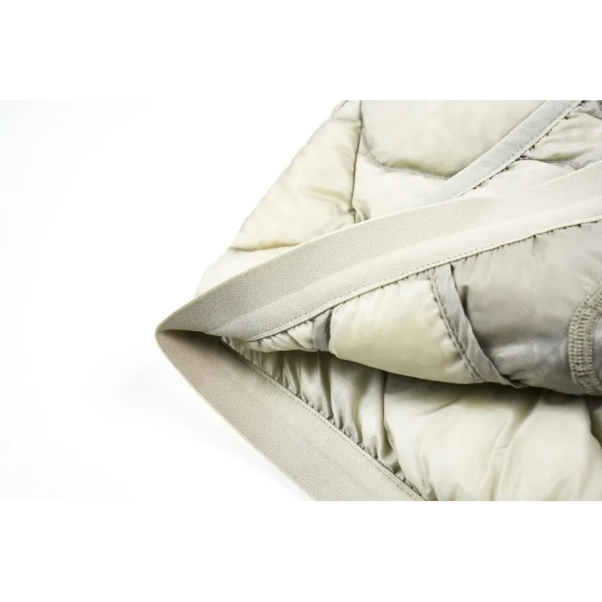 lululemon Women's Wave-Quilted Cropped Down Jacket - Dove Grey