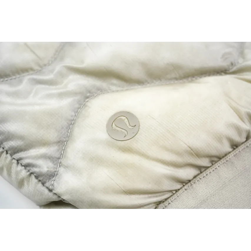 lululemon Women's Wave-Quilted Cropped Down Jacket - Dove Grey