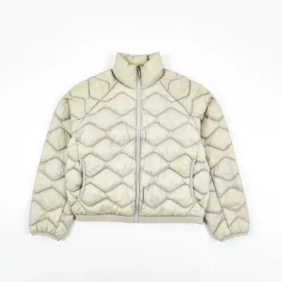 lululemon Women's Wave-Quilted Cropped Down Jacket - Dove Grey