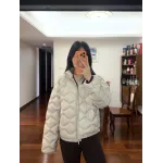 lululemon Women's Wave-Quilted Cropped Down Jacket - Dove Grey