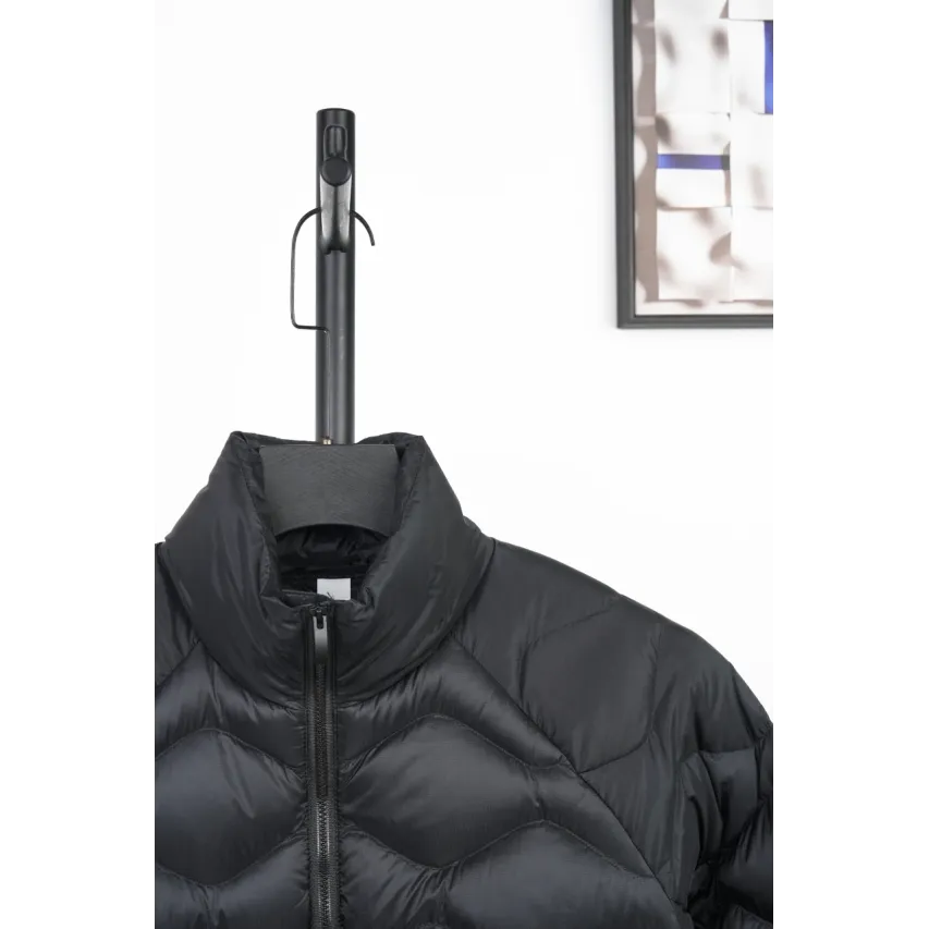 lululemon Women's Wave-Quilted Cropped Down Jacket - Black