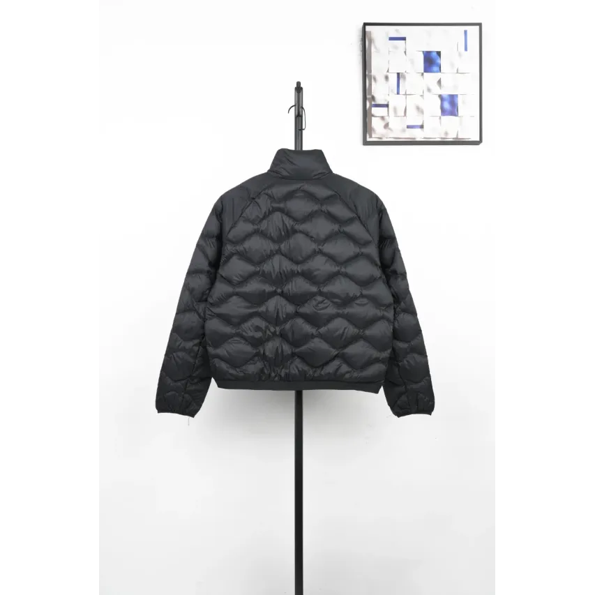 lululemon Women's Wave-Quilted Cropped Down Jacket - Black