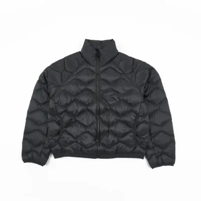 lululemon Women's Wave-Quilted Cropped Down Jacket - Black