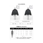 lululemon Women's Wave-Quilted Cropped Down Jacket - Black