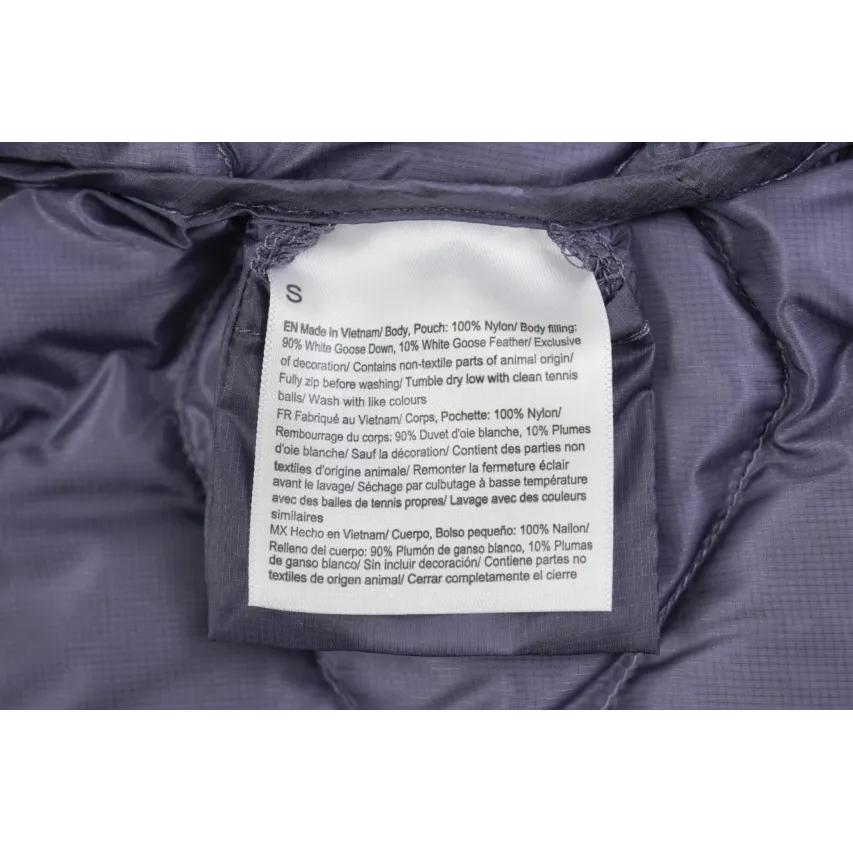 lululemon Women's Wave-Quilted Cropped Down Jacket - Grape Purple