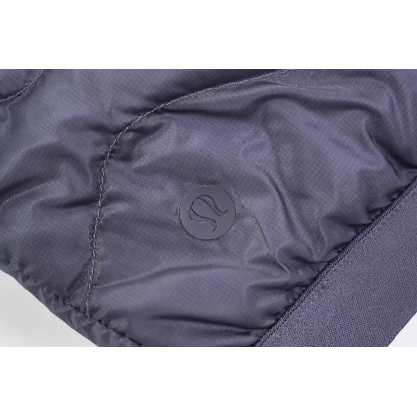 lululemon Women's Wave-Quilted Cropped Down Jacket - Grape Purple