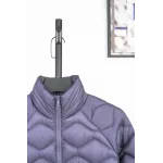 lululemon Women's Wave-Quilted Cropped Down Jacket - Grape Purple