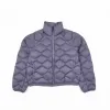 lululemon Women's Wave-Quilted Cropped Down Jacket - Grape Purple