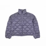 lululemon Women's Wave-Quilted Cropped Down Jacket - Grape Purple