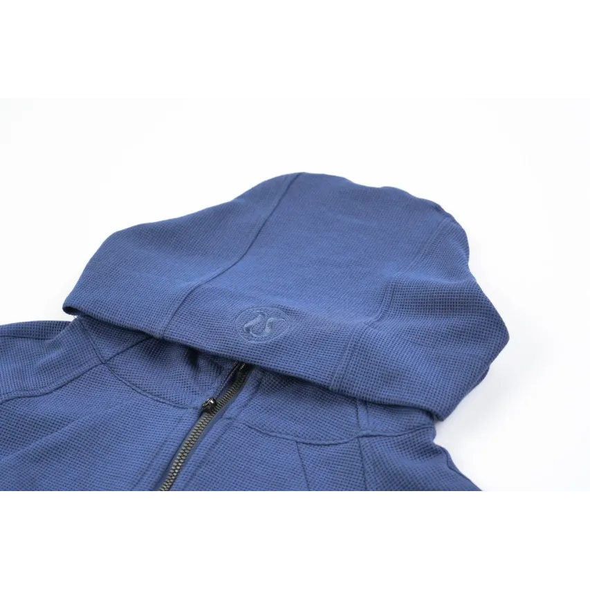 lululemon Scuba Fitted Waffle Sweatshirt - Twill Blue