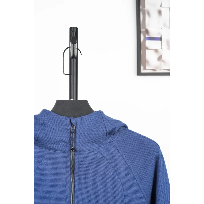 lululemon Scuba Fitted Waffle Sweatshirt - Twill Blue