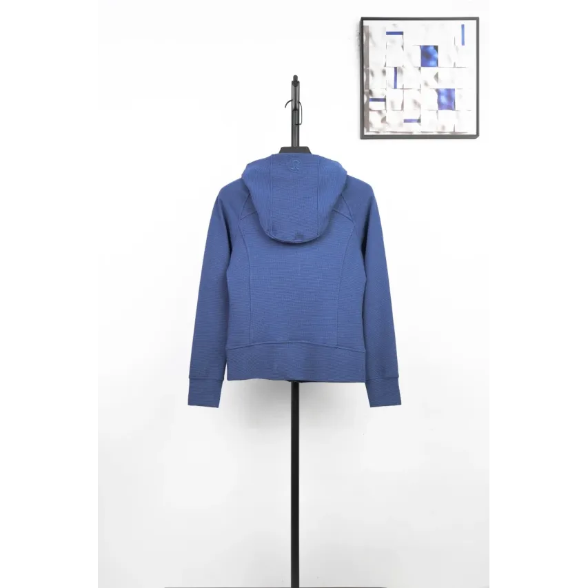 lululemon Scuba Fitted Waffle Sweatshirt - Twill Blue