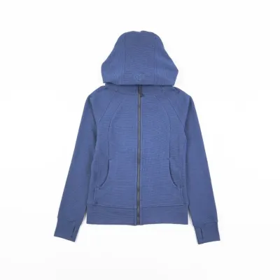 lululemon Scuba Fitted Waffle Sweatshirt - Twill Blue