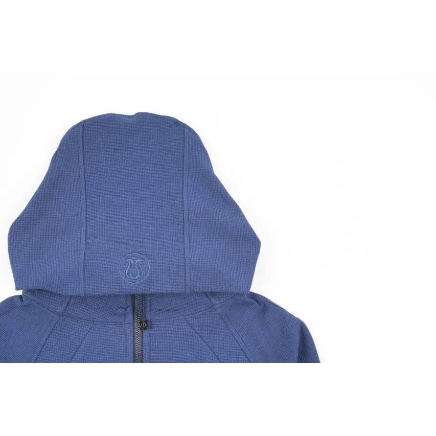 lululemon Scuba Fitted Waffle Sweatshirt - Twill Blue