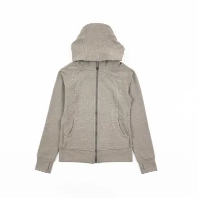 lululemon Scuba Fitted Waffle Sweatshirt - Warm Taupe Grey