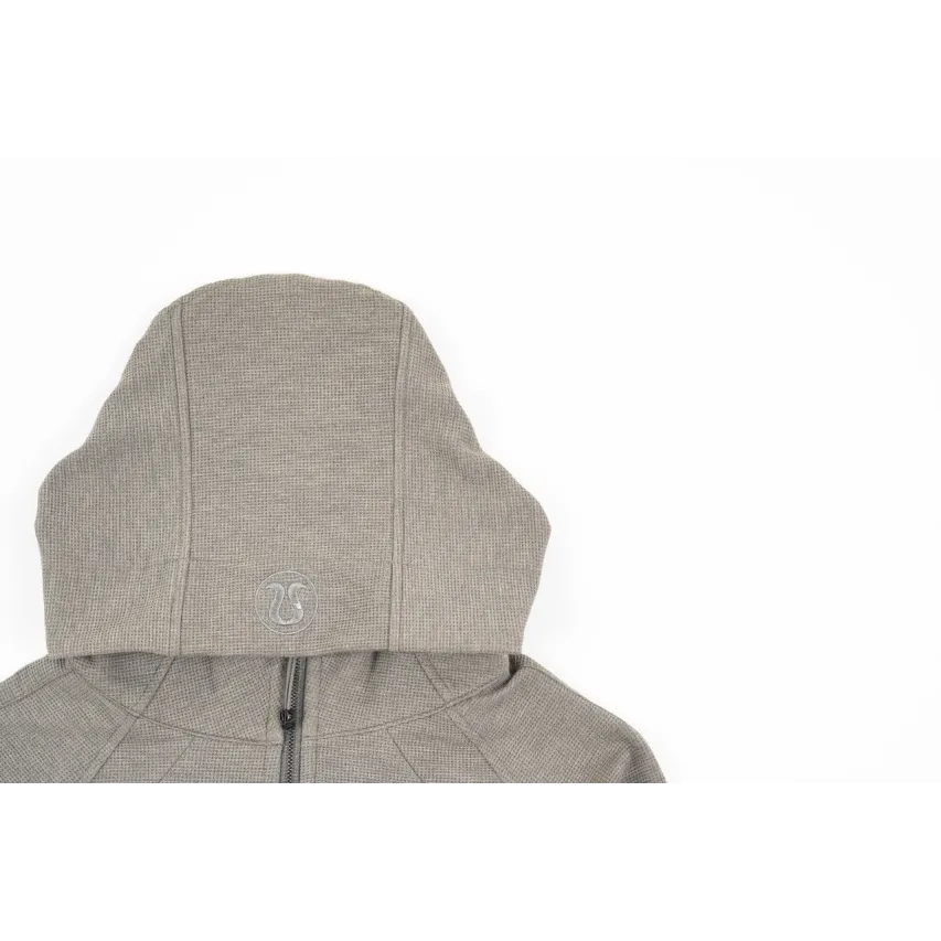 lululemon Scuba Fitted Waffle Sweatshirt - Warm Taupe Grey