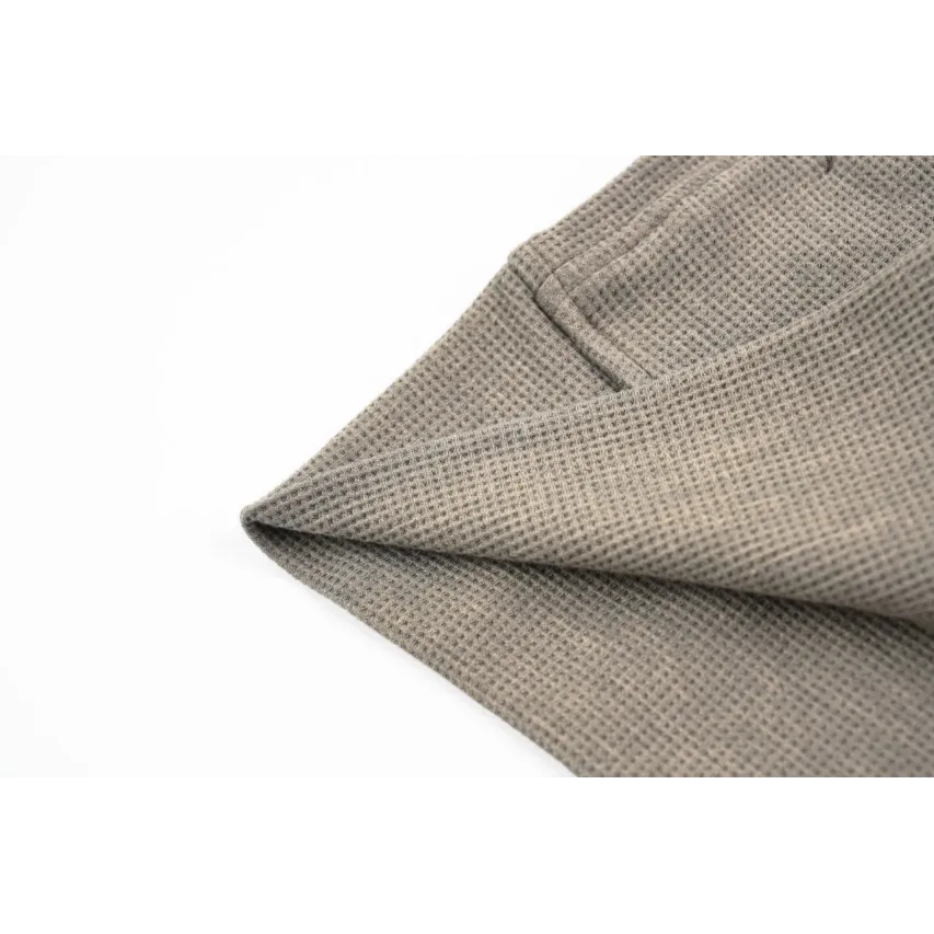 lululemon Scuba Fitted Waffle Sweatshirt - Warm Taupe Grey