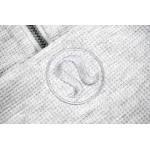 lululemon Scuba Fitted Waffle Sweatshirt - Very Light Grey
