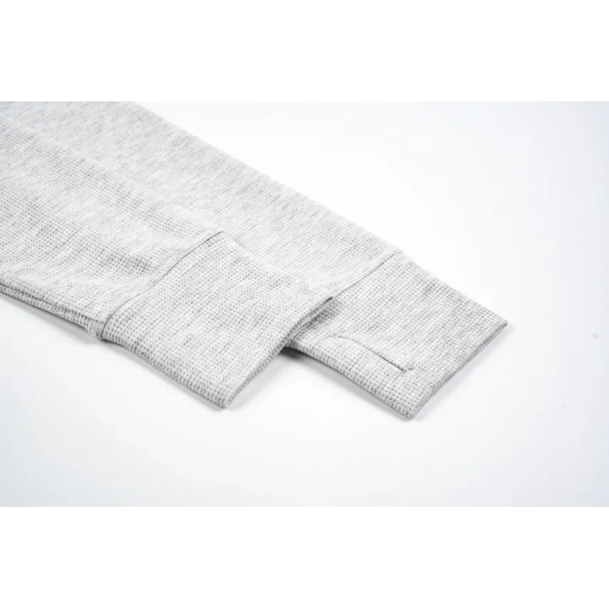 lululemon Scuba Fitted Waffle Sweatshirt - Very Light Grey