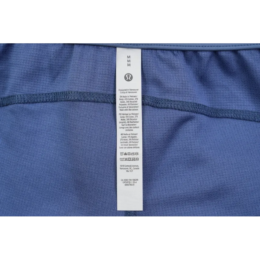 lululemon Scuba Waffle Knit Pants - Twill Blue