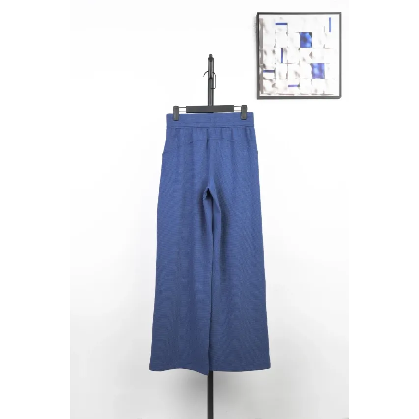 lululemon Scuba Waffle Knit Pants - Twill Blue