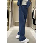 lululemon Scuba Waffle Knit Pants - Twill Blue