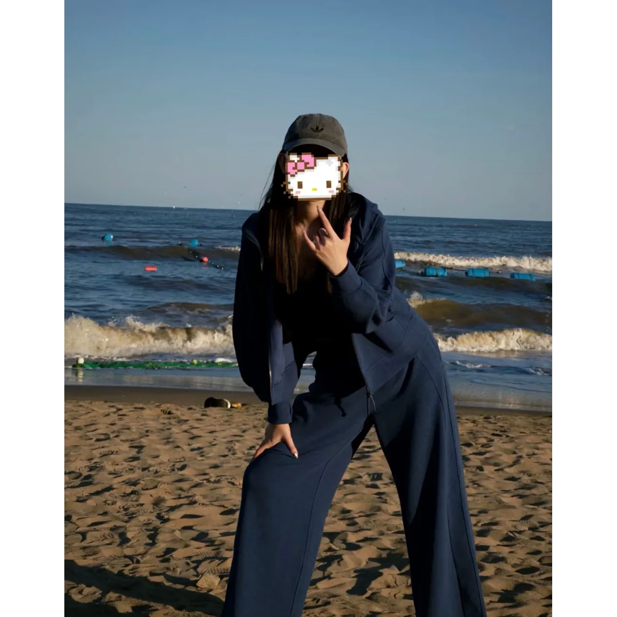 lululemon Scuba Waffle Knit Pants - Twill Blue
