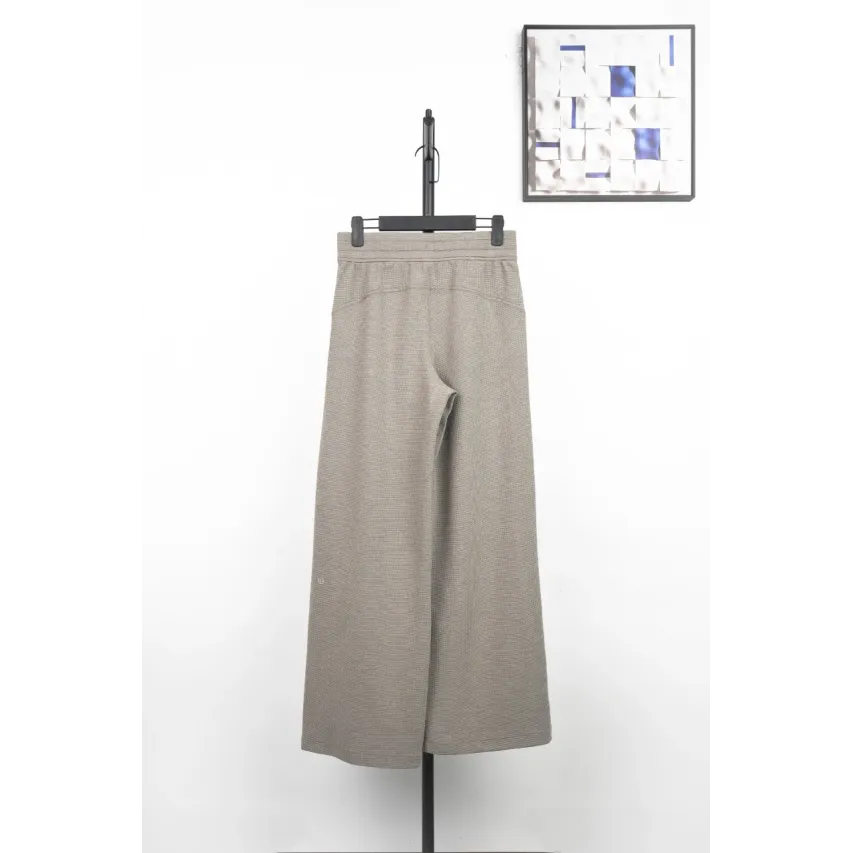 lululemon Scuba Waffle Knit Pants - Warm Taupe Grey