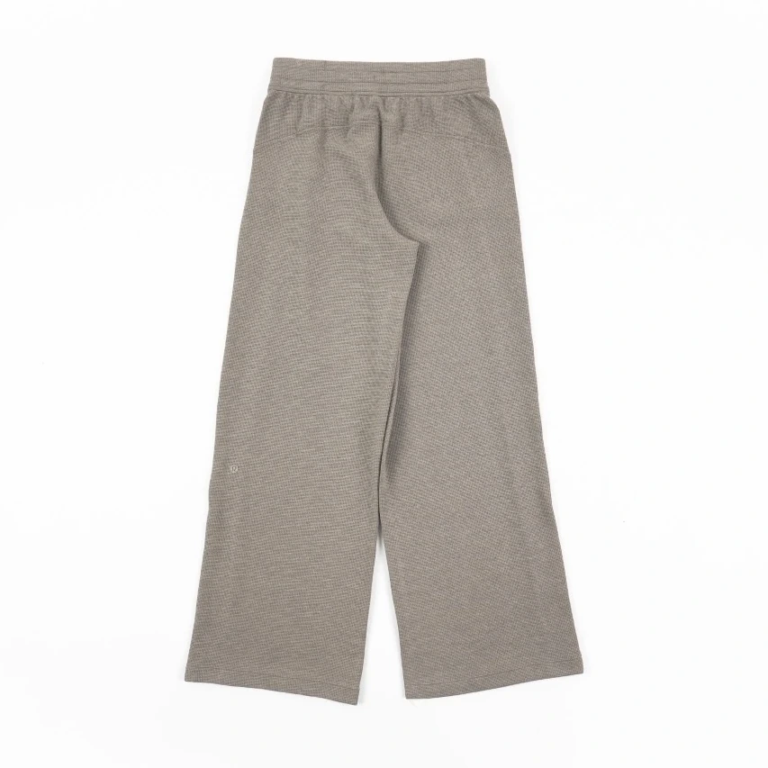 lululemon Scuba Waffle Knit Pants - Warm Taupe Grey