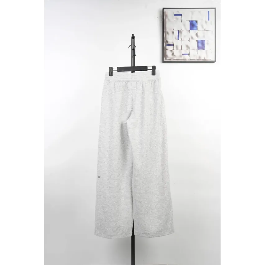 lululemon Scuba Waffle Knit Pants - Very Light Grey