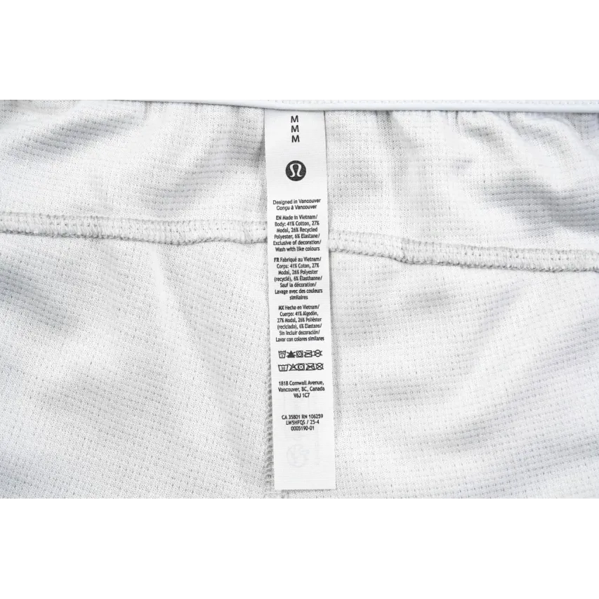 lululemon Scuba Waffle Knit Pants - Very Light Grey