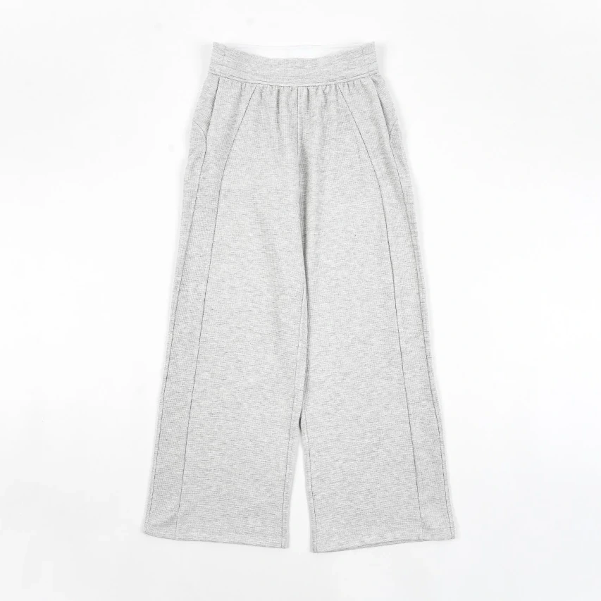 lululemon Scuba Waffle Knit Pants - Very Light Grey