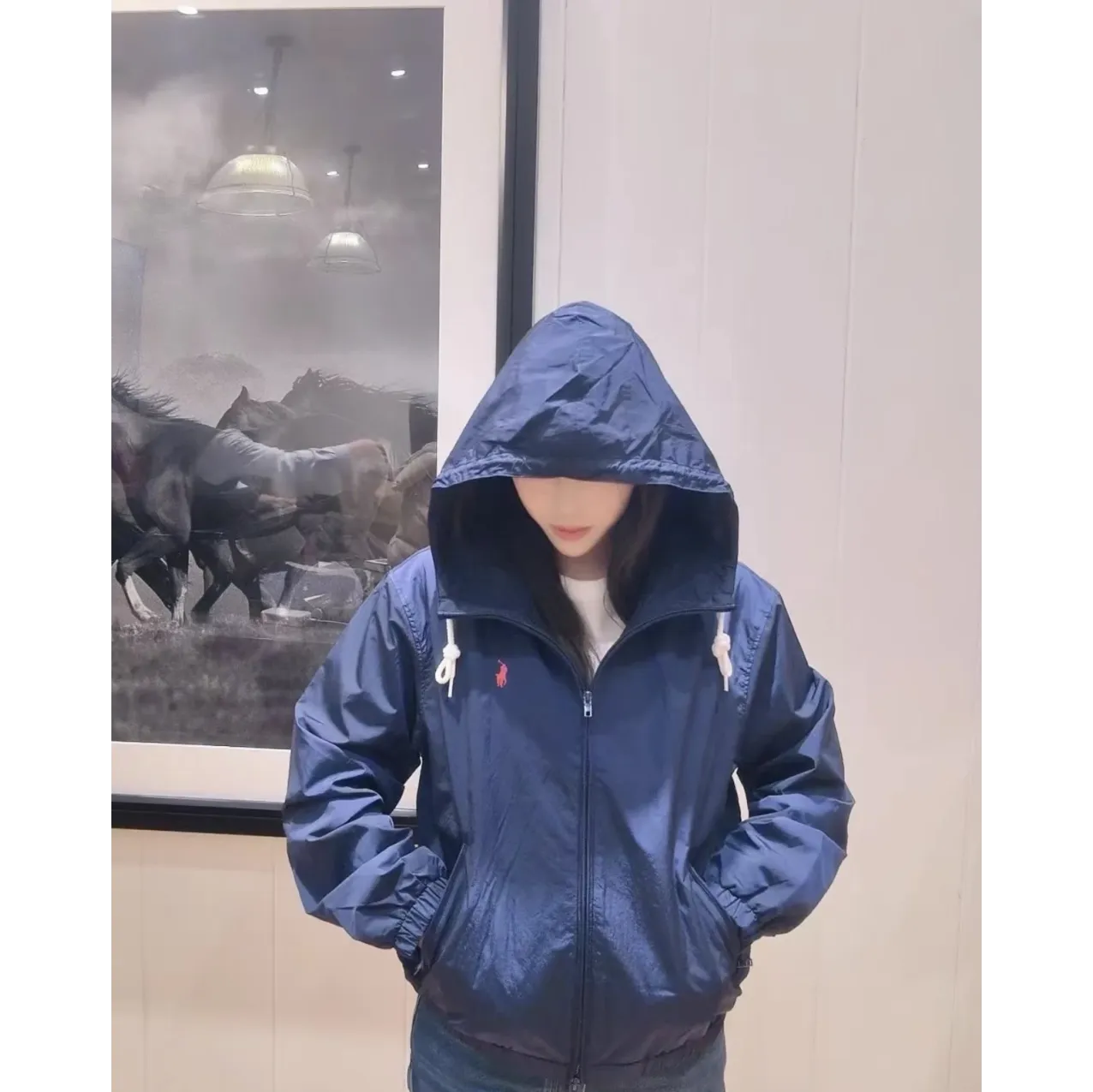 Ralph Lauren Hooded Jacket - Dark Blue