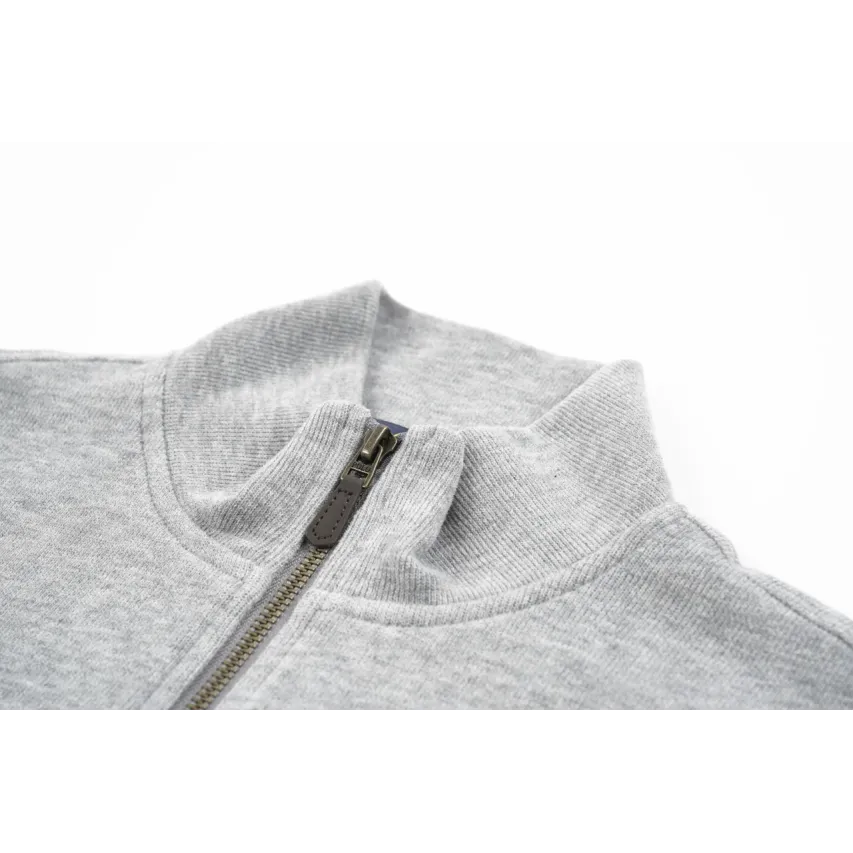 Ralph Lauren Embroidered Pony Half-Zip Sweatshirt - Grey