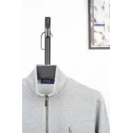 Ralph Lauren Embroidered Pony Half-Zip Sweatshirt - Grey