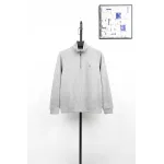 Ralph Lauren Embroidered Pony Half-Zip Sweatshirt - Grey