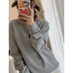 Ralph Lauren Embroidered Pony Half-Zip Sweatshirt - Grey