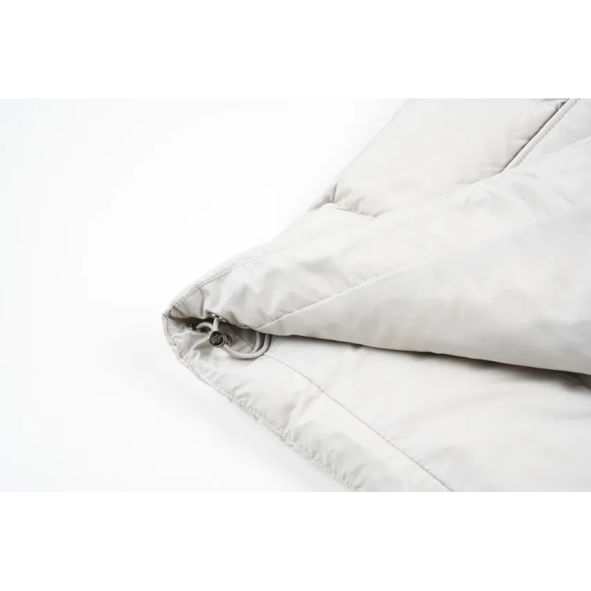 Moncler Maya Matte Cropped Hooded Down Jacket - White