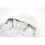 Moncler Maya Matte Cropped Hooded Down Jacket - White