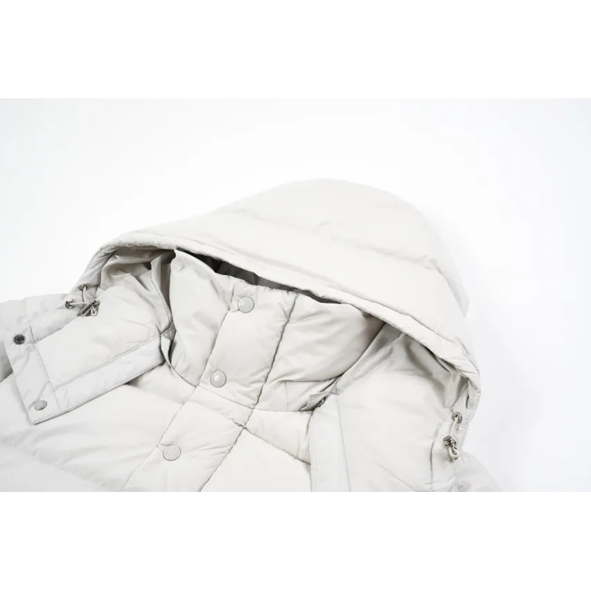 Moncler Maya Matte Cropped Hooded Down Jacket - White