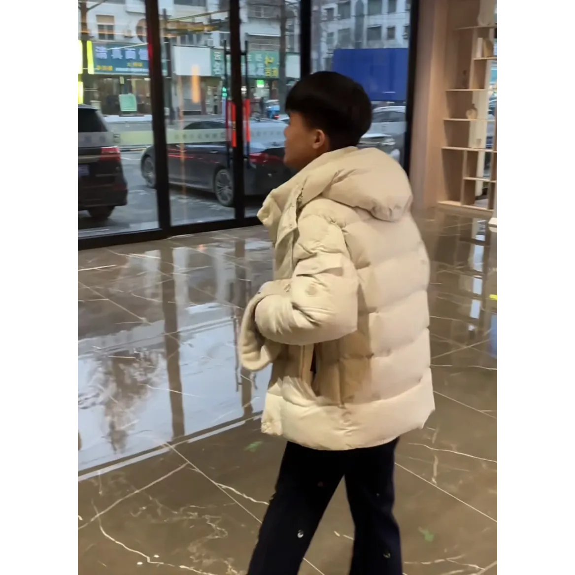 Moncler Maya Matte Cropped Hooded Down Jacket - White