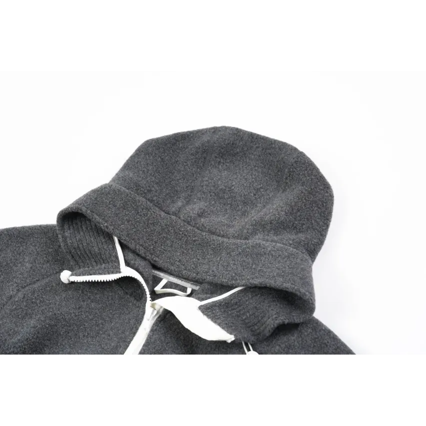 Canada Goose White Label Wool Fleece Hooded Jacket - Grey Black