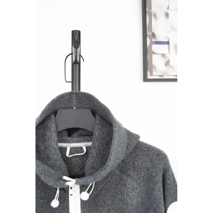 Canada Goose White Label Wool Fleece Hooded Jacket - Grey Black