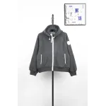 Canada Goose White Label Wool Fleece Hooded Jacket - Grey Black