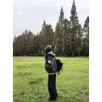 Canada Goose White Label Wool Fleece Hooded Jacket - Grey Black