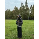 Canada Goose White Label Wool Fleece Hooded Jacket - Grey Black